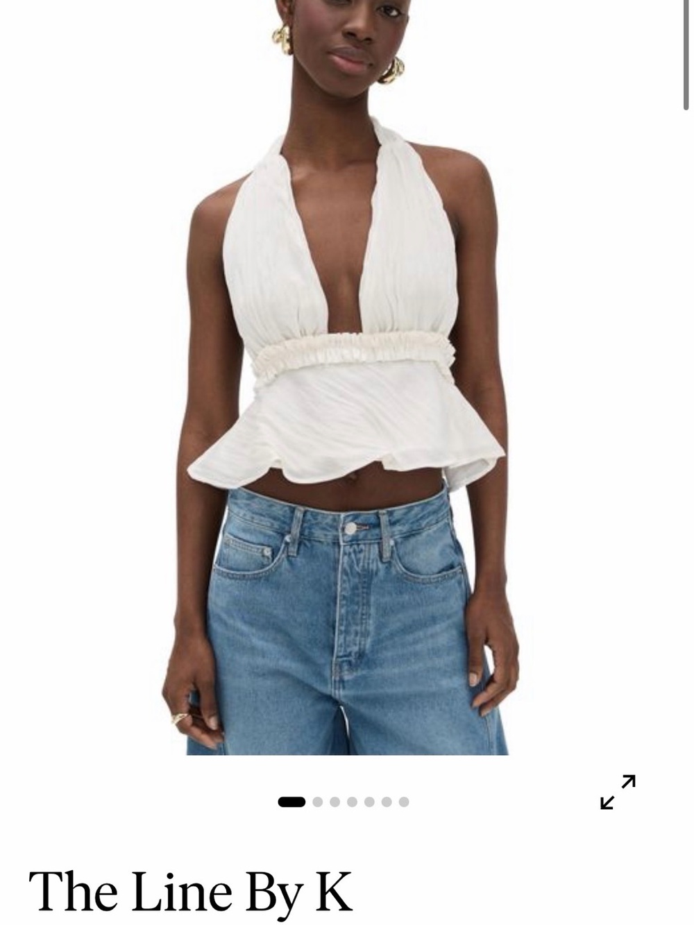 The Line By K, Blue Althea Top